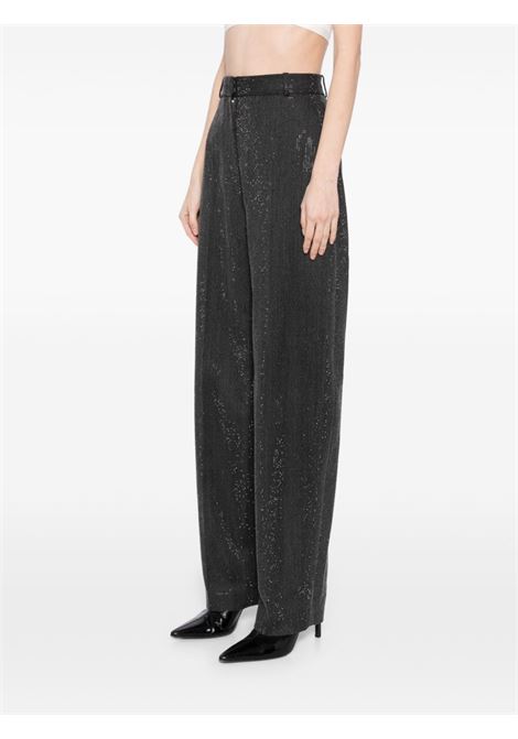 Grey high-waist crystal-embellished trousers  Alexander wang  - women ALEXANDER WANG | 1WC1254695010